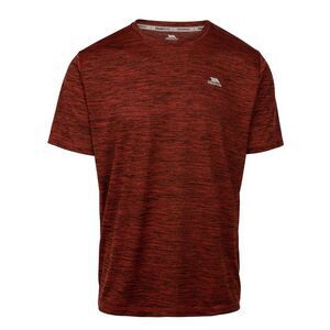 Trespass Mens Kearsley Active Top / Burnt Orange Marl